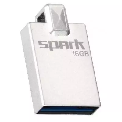 USB флеш накопитель Patriot 16GB Spark Silver USB 3.1 (PSF16GSPK3USB) - 1