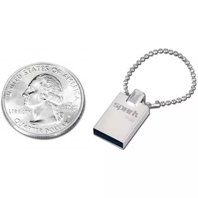 USB флеш накопитель Patriot 16GB Spark Silver USB 3.1 (PSF16GSPK3USB) - 3