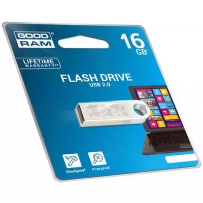 USB флеш накопитель Goodram 16GB UUN2 Spring USB 2.0 (UUN2-0160S0R11-L) - 1 USB флеш накопитель Goodram 16GB UUN2 Spring USB 2.0 (UUN2-0160S0R11-L) - 1