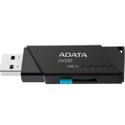 USB флеш накопитель ADATA 16GB UV330 Black USB 3.1 (AUV330-16G-RBK) - 1