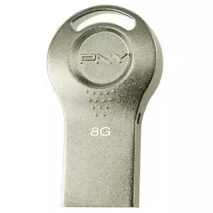 USB флеш накопитель PNY flash 8GB Attache i Durable Metal Silver USB 2.0 (FDI8GBATTI-EF)