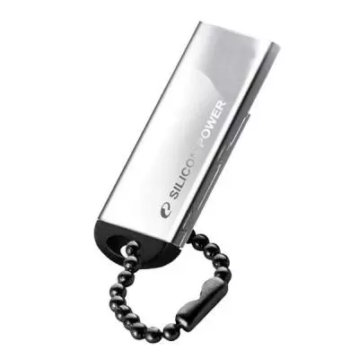 USB флеш накопитель Silicon Power 8GB Touch 830 Silver USB 2.0 (SP008GBUF2830V3S) - 1