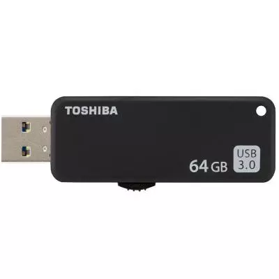 USB флеш накопитель Toshiba 64GB U365 Black USB 3.0 (THN-U365K0640E4) - 2