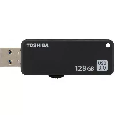 USB флеш накопитель Toshiba 128GB U365 Black USB 3.0 (THN-U365K1280E4) - 2