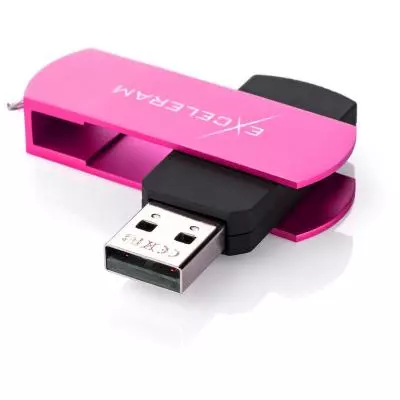 USB флеш накопитель eXceleram 8GB P2 Series Rose/Black USB 2.0 (EXP2U2ROB08) - 1 USB флеш накопитель eXceleram 8GB P2 Series Rose/Black USB 2.0 (EXP2U2ROB08) - 1