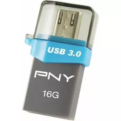 USB флеш накопитель PNY flash 16GB Duo-Link OU3 USB 3.0/microUSB (FDI16GOTGOU3G-EF) - 1 USB флеш накопитель PNY flash 16GB Duo-Link OU3 USB 3.0/microUSB (FDI16GOTGOU3G-EF) - 1