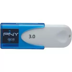 USB флеш накопитель PNY flash 64GB Attache4 Blue USB 3.0 (FD64GATT430-EF)