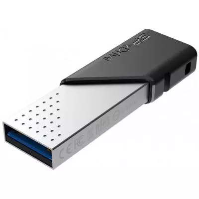 USB флеш накопитель Silicon Power 128GB Z50 Silver USB 3.0/Lightning (SP128GBLU3Z50V1S) - 2