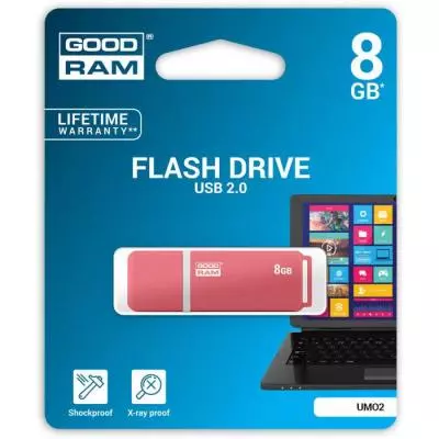 USB флеш накопитель Goodram 8GB UMO2 Orange USB 2.0 (UMO2-0080O0R11) - 5 USB флеш накопитель Goodram 8GB UMO2 Orange USB 2.0 (UMO2-0080O0R11) - 5