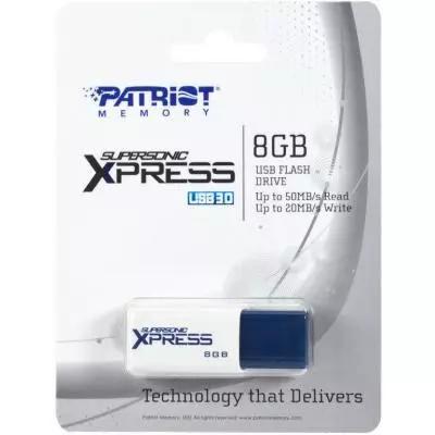 USB флеш накопитель Patriot 8GB Supersonic Xpress USB 3.0 (PSF8GXPUSB) - 5 USB флеш накопитель Patriot 8GB Supersonic Xpress USB 3.0 (PSF8GXPUSB) - 5