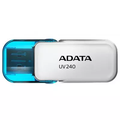 USB флеш накопитель ADATA 8GB UV240 White USB 2.0 (AUV240-8G-RWH)