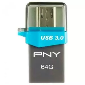 USB флеш накопитель PNY flash 64GB Duo-Link OU3 OTG USB 3.0 (FDI64GOTGOU3G-EF)