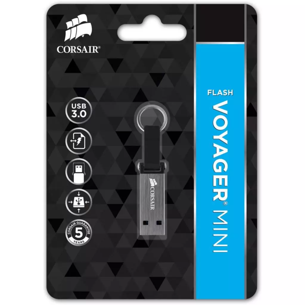 USB флеш накопитель Corsair 32GB Voyager Mini USB 3.0 (CMFMINI3-32GB) - 2 USB флеш накопитель Corsair 32GB Voyager Mini USB 3.0 (CMFMINI3-32GB) - 2