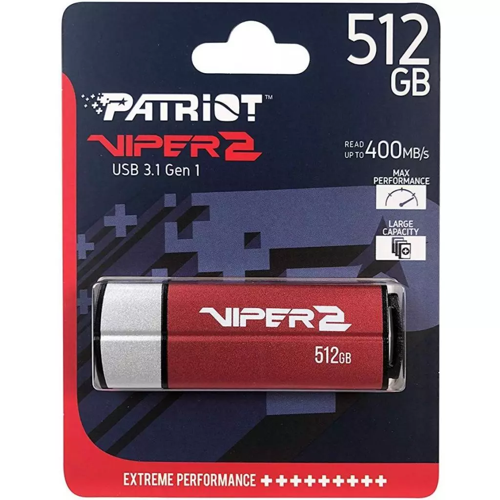 USB флеш накопитель Patriot 512GB VIPER2 USB 3.1 (PV512G3USB) - 4
