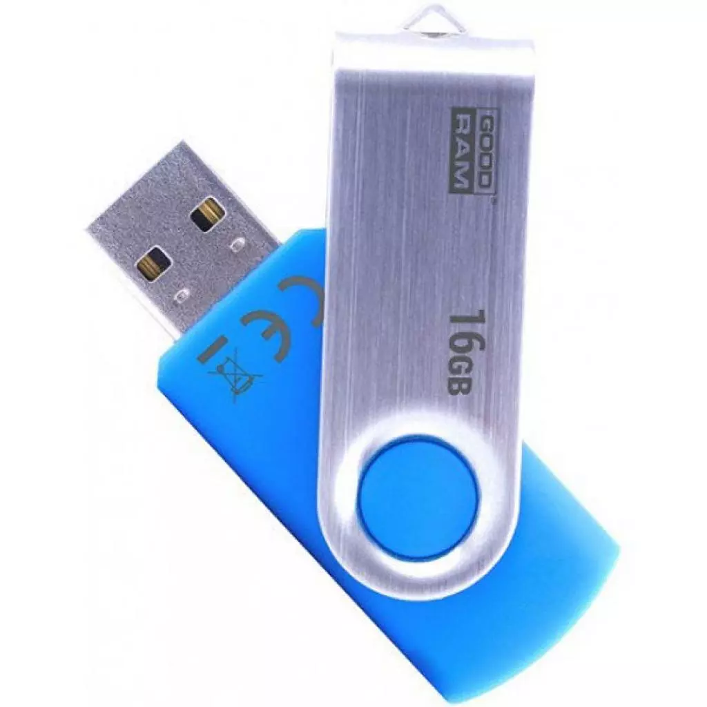 USB флеш накопитель Goodram 16GB Twister Blue USB 2.0 (UTS2-0160NBBLB)
