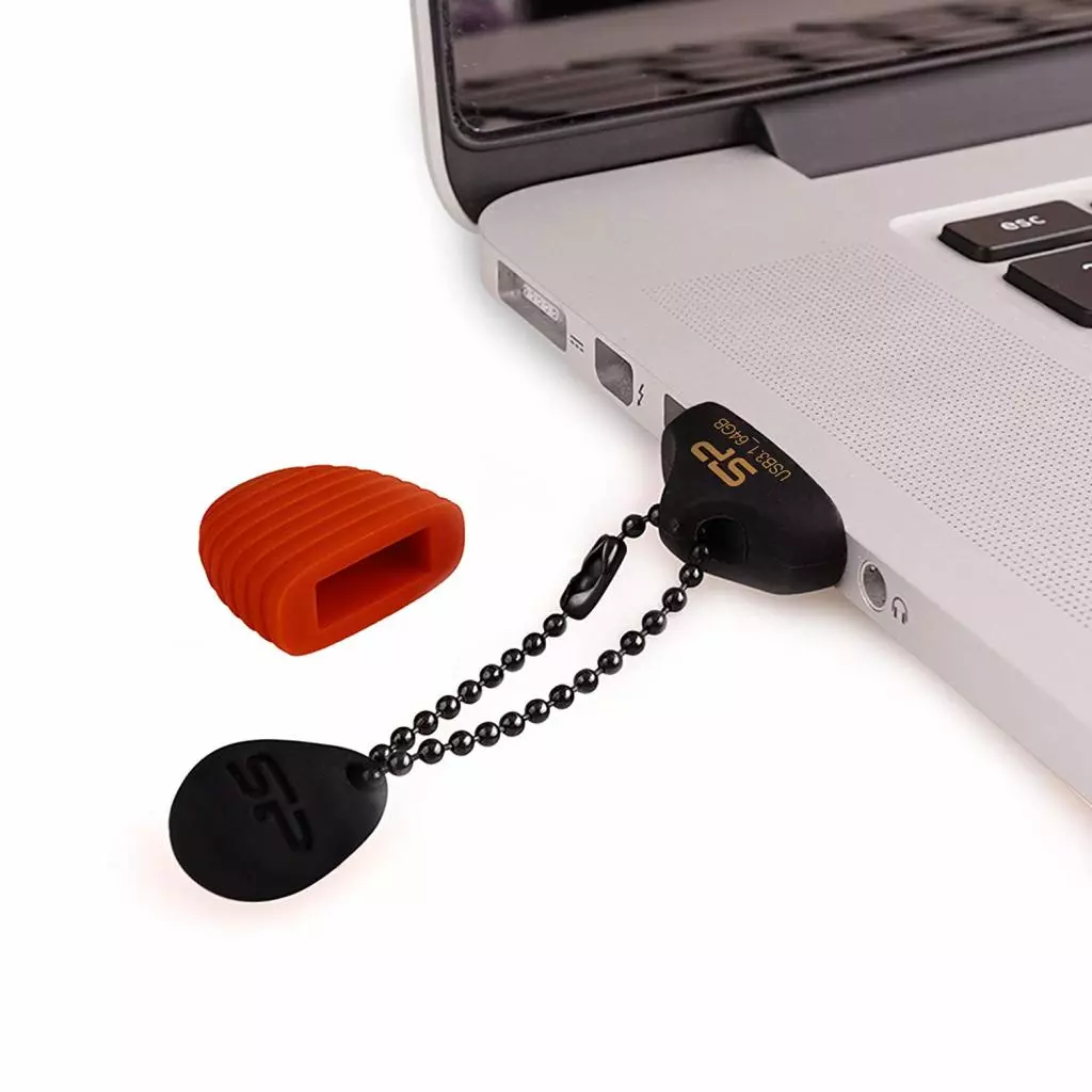 USB флеш накопитель Silicon Power 64GB J30 Red USB 3.0 (SP064GBUF3J30V1R) - 3