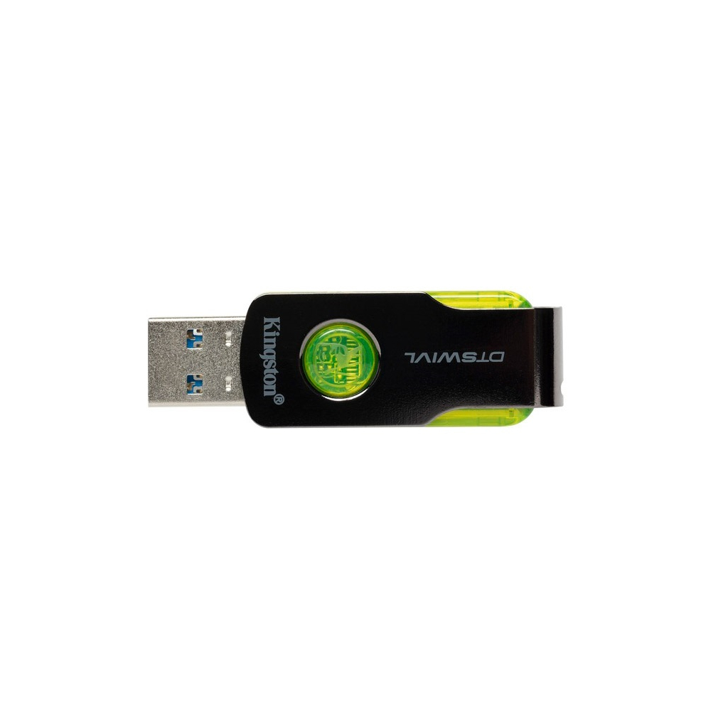 USB флеш накопитель Kingston 16GB DataTraveler Swivl Green USB 2.0 (KC-U2B16-6RG) - 1 USB флеш накопитель Kingston 16GB DataTraveler Swivl Green USB 2.0 (KC-U2B16-6RG) - 1