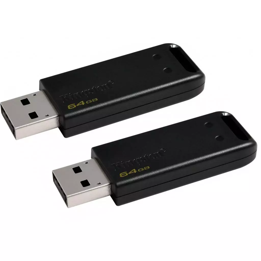 USB флеш накопитель Kingston 2x64GB DataTraveler 20 USB 2.0 (DT20/64GB-2P) - 2 USB флеш накопитель Kingston 2x64GB DataTraveler 20 USB 2.0 (DT20/64GB-2P) - 2