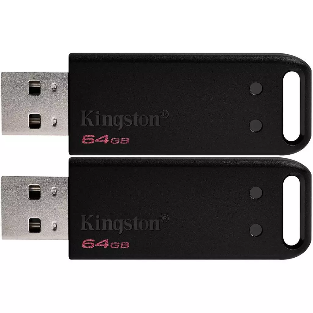 USB флеш накопитель Kingston 2x64GB DataTraveler 20 USB 2.0 (DT20/64GB-2P)