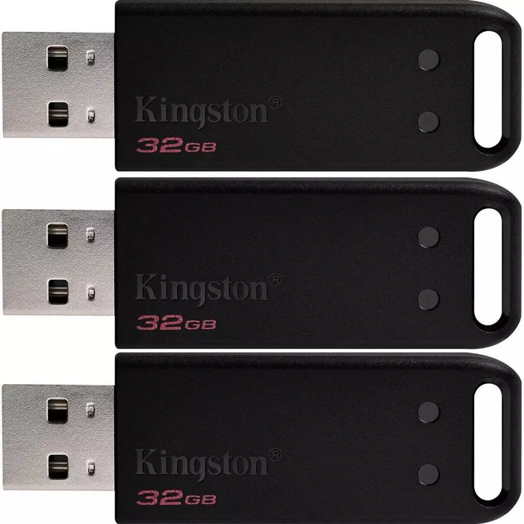 USB флеш накопитель Kingston 3x32GB DataTraveler 20 USB 2.0 (DT20/32GB-3P)