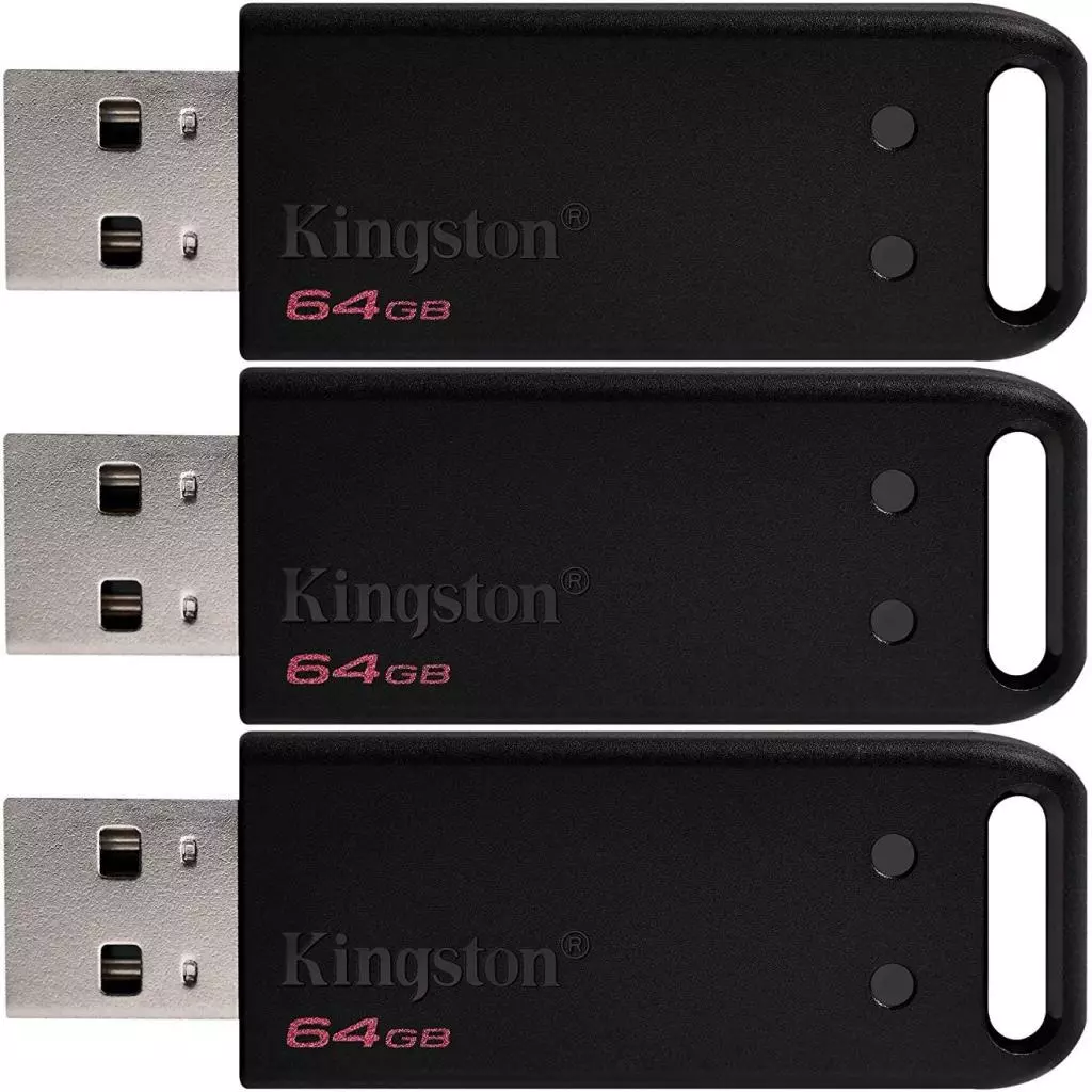 USB флеш накопитель Kingston 3x64GB DataTraveler 20 USB 2.0 (DT20/64GB-3P)