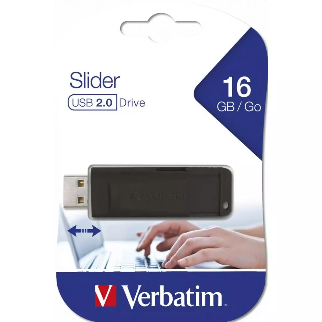 USB флеш накопитель Verbatim 16GB Slider USB 2.0 (MDAVR-3/G) - 4 USB флеш накопитель Verbatim 16GB Slider USB 2.0 (MDAVR-3/G) - 4