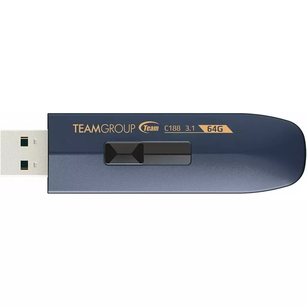 USB флеш накопитель Team 64GB C188 Indigo USB 3.1 (TC188364GL01) - 1 USB флеш накопитель Team 64GB C188 Indigo USB 3.1 (TC188364GL01) - 1