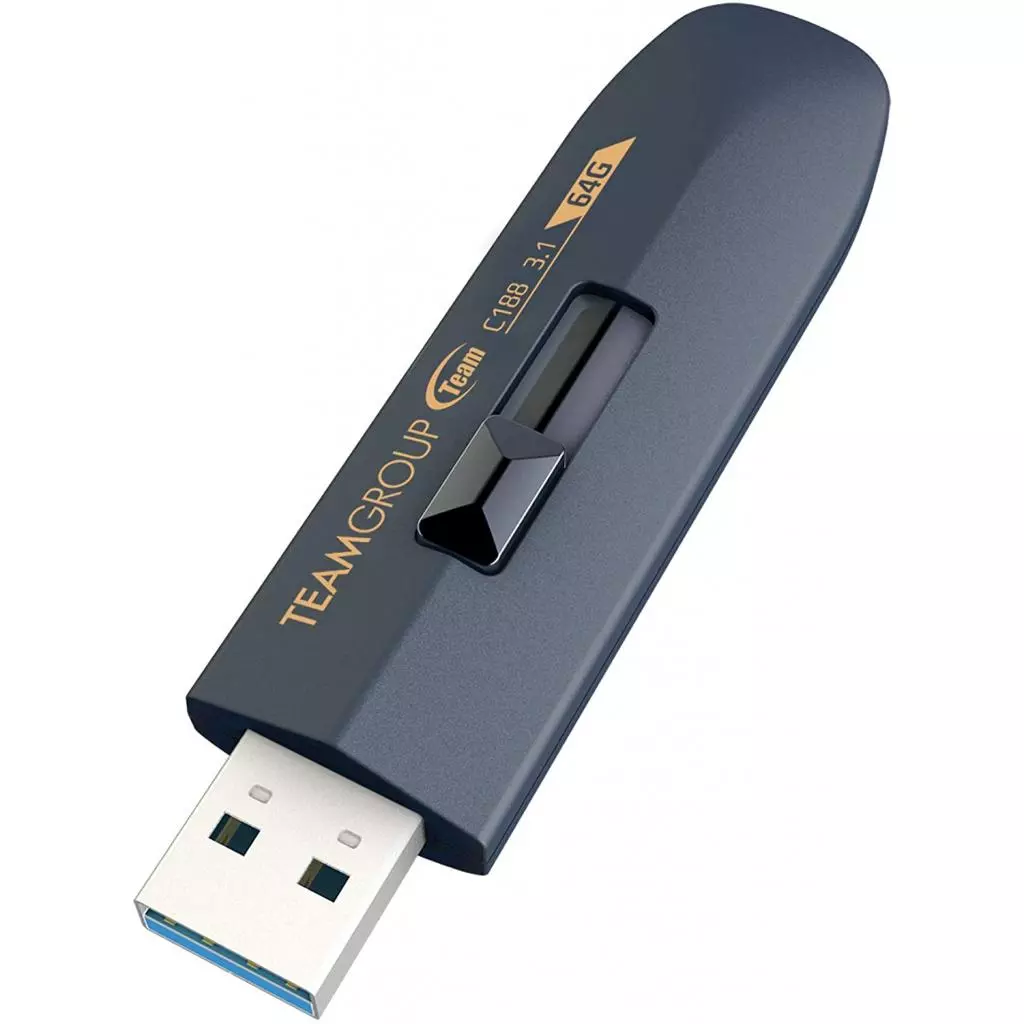 USB флеш накопитель Team 64GB C188 Indigo USB 3.1 (TC188364GL01) - 3 USB флеш накопитель Team 64GB C188 Indigo USB 3.1 (TC188364GL01) - 3