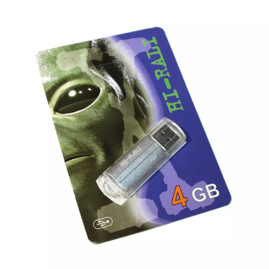 USB флеш накопитель Hi-Rali 4GB Corsair Series Silver USB 2.0 (HI-4GBCORSL)