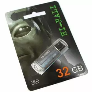 USB флеш накопитель Hi-Rali 32GB Corsair Series Silver USB 2.0 (HI-32GBCORSL)