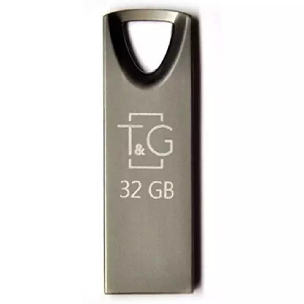USB флеш накопитель T&G 32GB 117 Metal Series Black USB 2.0 (TG117BK-32G)