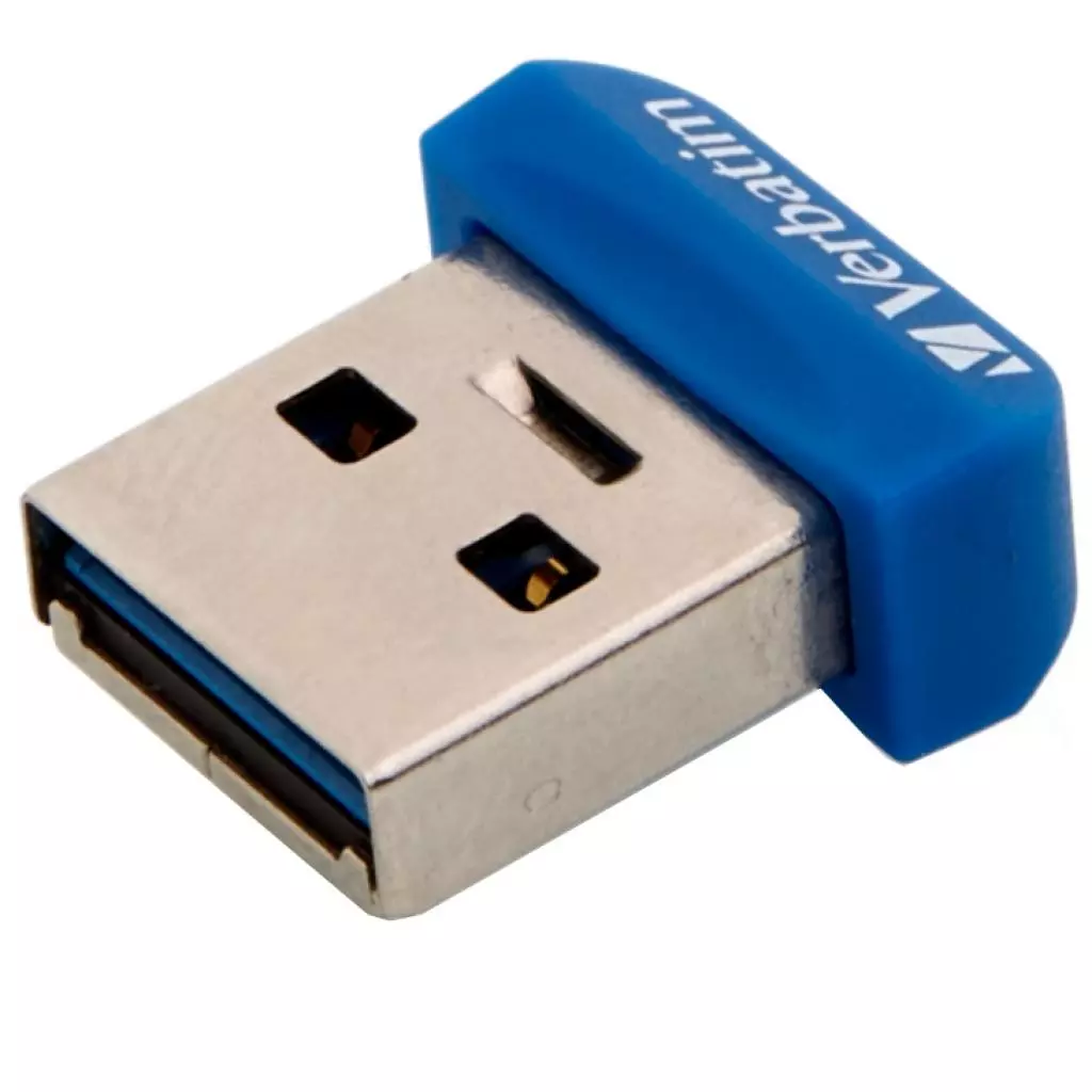 USB флеш накопитель Verbatim 32GB Store 'n' Stay Nano Blue USB 3.0 (098710) - 1 USB флеш накопитель Verbatim 32GB Store 'n' Stay Nano Blue USB 3.0 (098710) - 1
