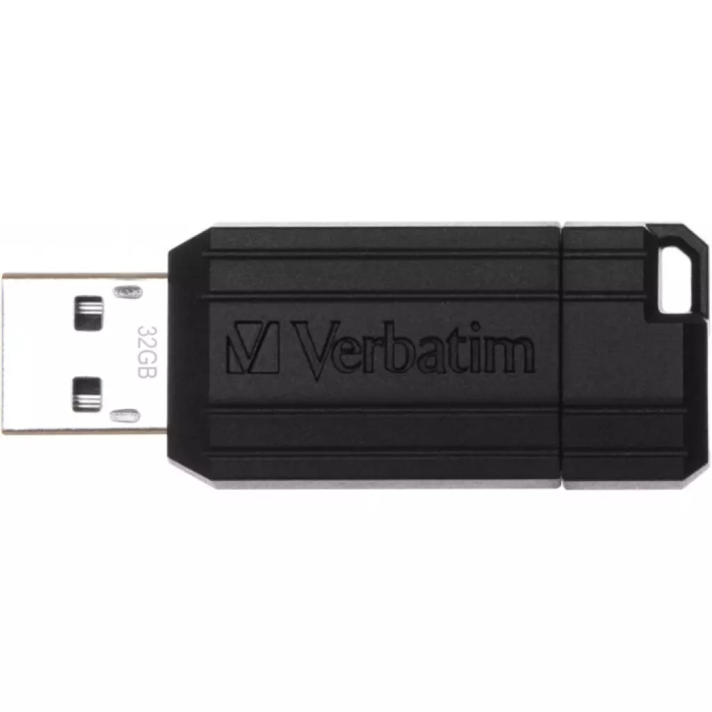 USB флеш накопитель Verbatim 32GB Store 'n' Go Pin Stripe Black USB 2.0 (049064) - 3 USB флеш накопитель Verbatim 32GB Store 'n' Go Pin Stripe Black USB 2.0 (049064) - 3