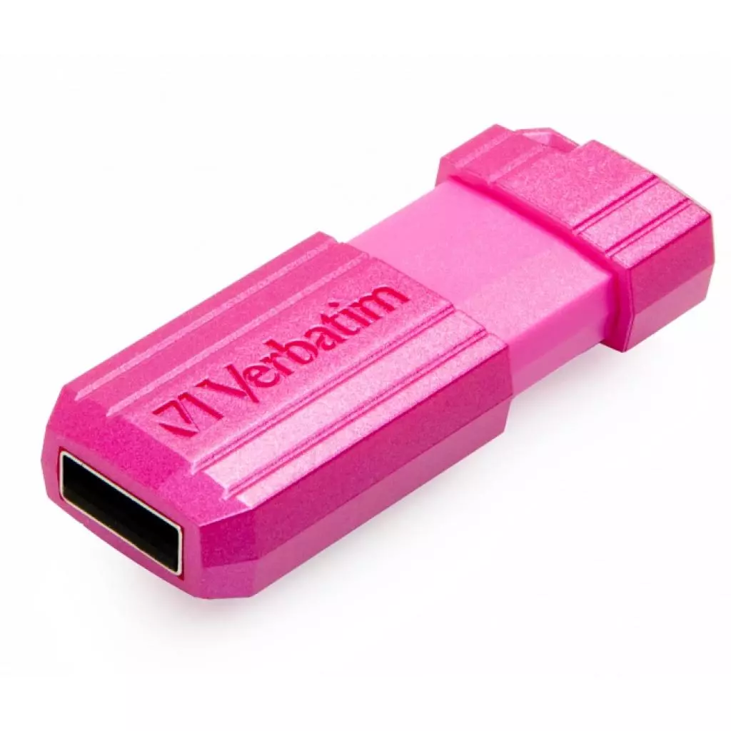 USB флеш накопитель Verbatim 32GB Store 'n' Go Pin Stripe Pink USB 2.0 (049056) - 1 USB флеш накопитель Verbatim 32GB Store 'n' Go Pin Stripe Pink USB 2.0 (049056) - 1