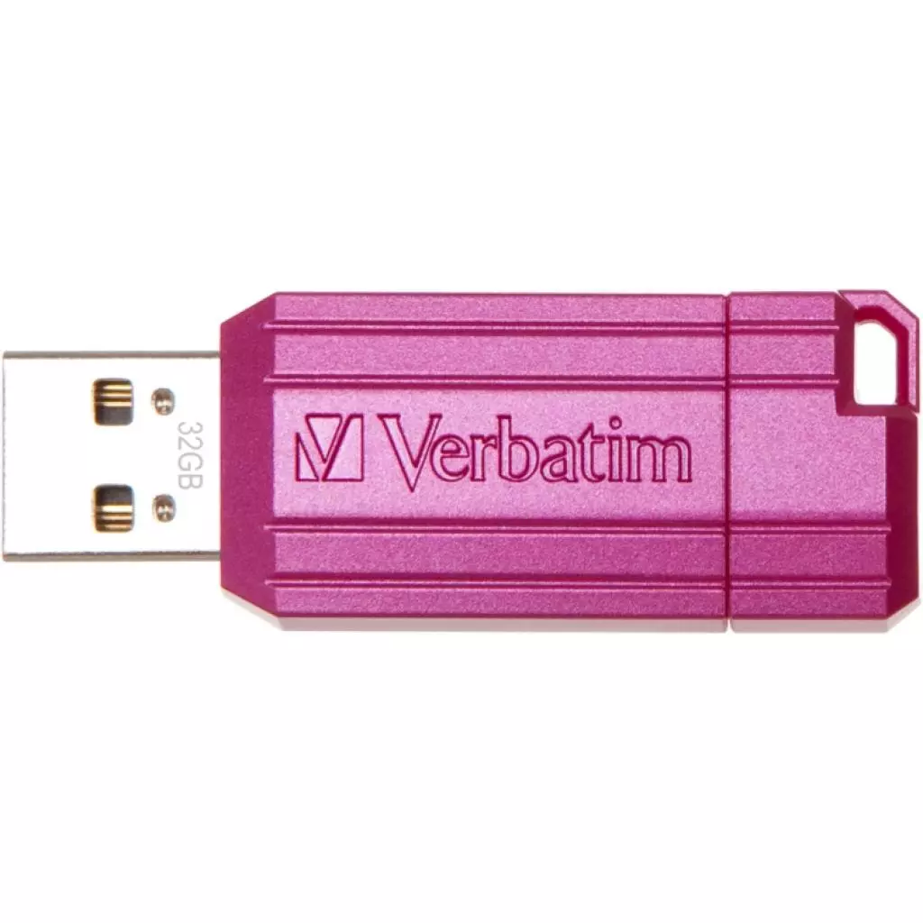 USB флеш накопитель Verbatim 32GB Store 'n' Go Pin Stripe Pink USB 2.0 (049056) - 3 USB флеш накопитель Verbatim 32GB Store 'n' Go Pin Stripe Pink USB 2.0 (049056) - 3