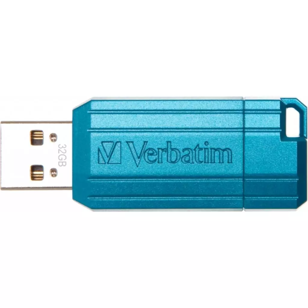 USB флеш накопитель Verbatim 32GB Store 'n' Go Pin Stripe Blue USB 2.0 (049057) - 3