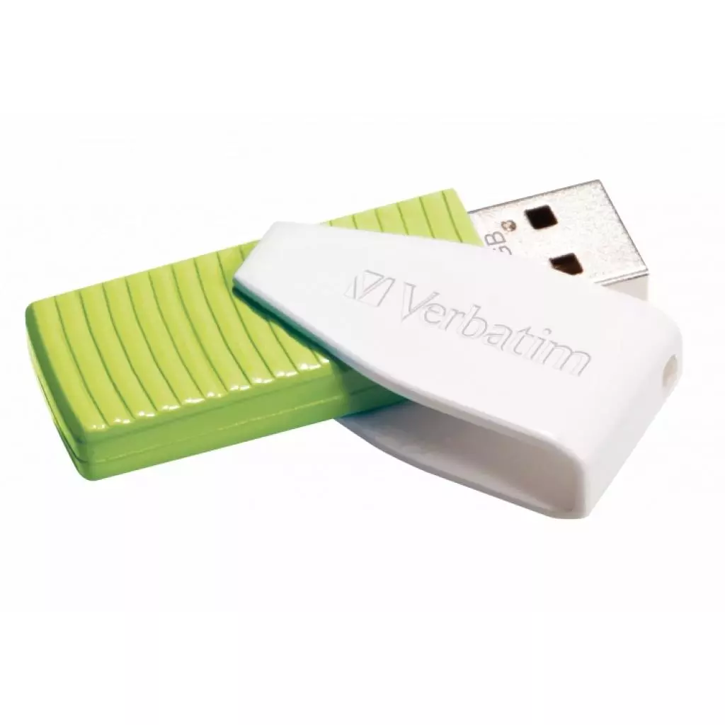 USB флеш накопитель Verbatim 32GB Store 'n' Go Pin Swive Green USB 2.0 (049815) - 1 USB флеш накопитель Verbatim 32GB Store 'n' Go Pin Swive Green USB 2.0 (049815) - 1