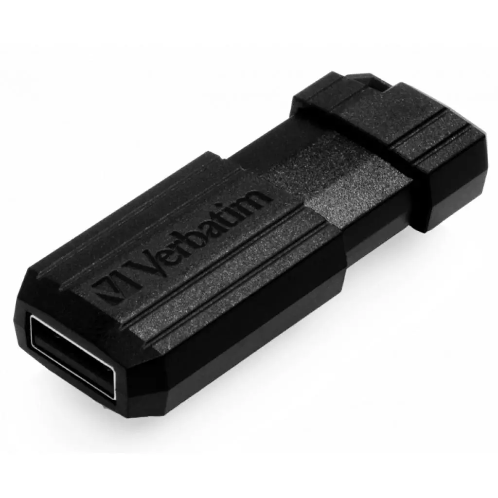 USB флеш накопитель Verbatim 64GB Store 'n' Go Pin Pin Stripe Black USB 2.0 (049065) - 1