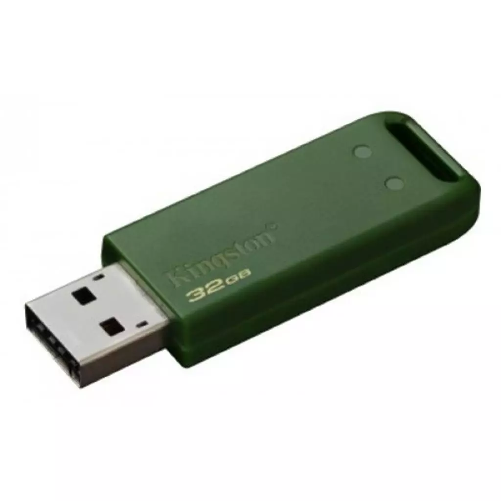 USB флеш накопитель Kingston 32GB DataTraveler 20 Green USB 2.0 (KC-U2E32-6XG) - 1 USB флеш накопитель Kingston 32GB DataTraveler 20 Green USB 2.0 (KC-U2E32-6XG) - 1