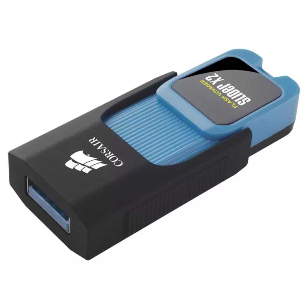 USB флеш накопитель Corsair 512GB Voyager Slider X2 Blue USB 3.0 (CMFSL3X2A-512GB) - 1 USB флеш накопитель Corsair 512GB Voyager Slider X2 Blue USB 3.0 (CMFSL3X2A-512GB) - 1