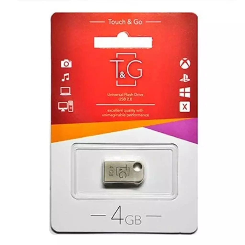 USB флеш накопитель T&G 4GB 112 Metal Series USB 2.0 (TG112-4G) - 1 USB флеш накопитель T&G 4GB 112 Metal Series USB 2.0 (TG112-4G) - 1