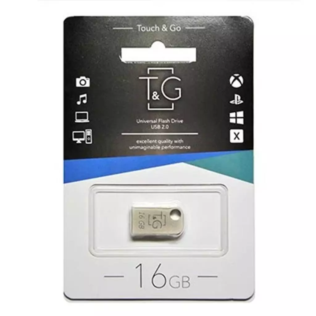 USB флеш накопитель T&G 16GB 112 Metal Series USB 2.0 (TG112-16G) - 1 USB флеш накопитель T&G 16GB 112 Metal Series USB 2.0 (TG112-16G) - 1