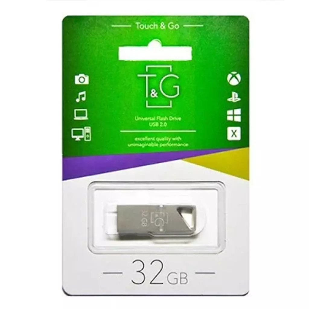 USB флеш накопитель T&G 32GB 111 Metal Series USB 2.0 (TG111-32G) - 1