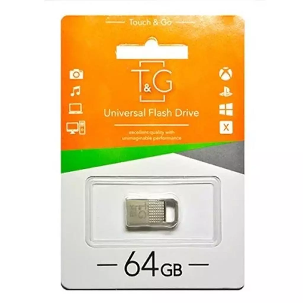 USB флеш накопитель T&G 64GB 113 Metal Series USB 2.0 (TG113-64G) - 1 USB флеш накопитель T&G 64GB 113 Metal Series USB 2.0 (TG113-64G) - 1