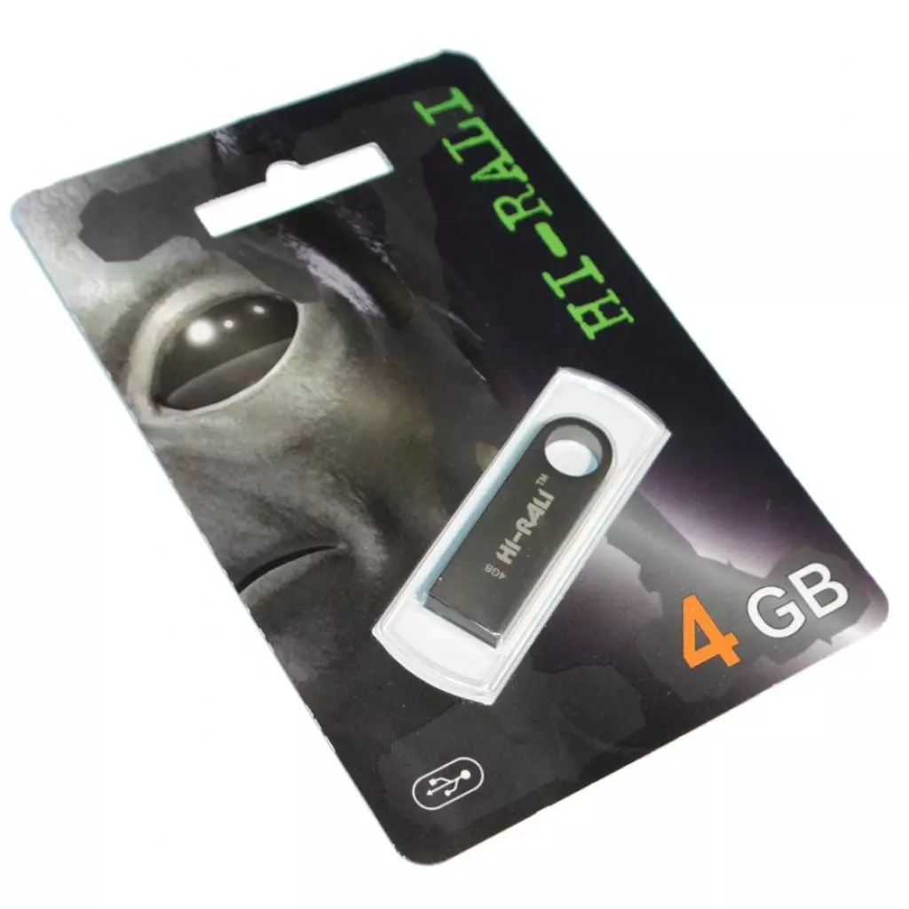 USB флеш накопитель Hi-Rali 4GB Shuttle Series Black USB 2.0 (HI-4GBSHBK)