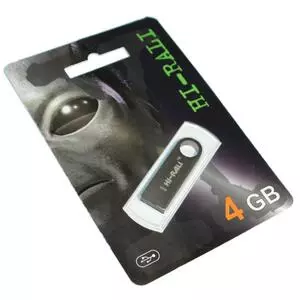 USB флеш накопитель Hi-Rali 4GB Shuttle Series Black USB 2.0 (HI-4GBSHBK)