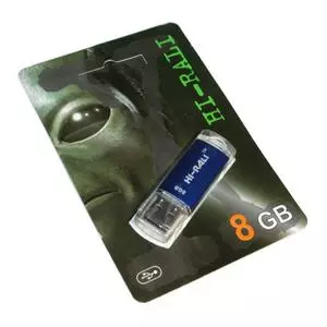 USB флеш накопитель Hi-Rali 8GB Rocket Series Blue USB 2.0 (HI-8GBVCBL)