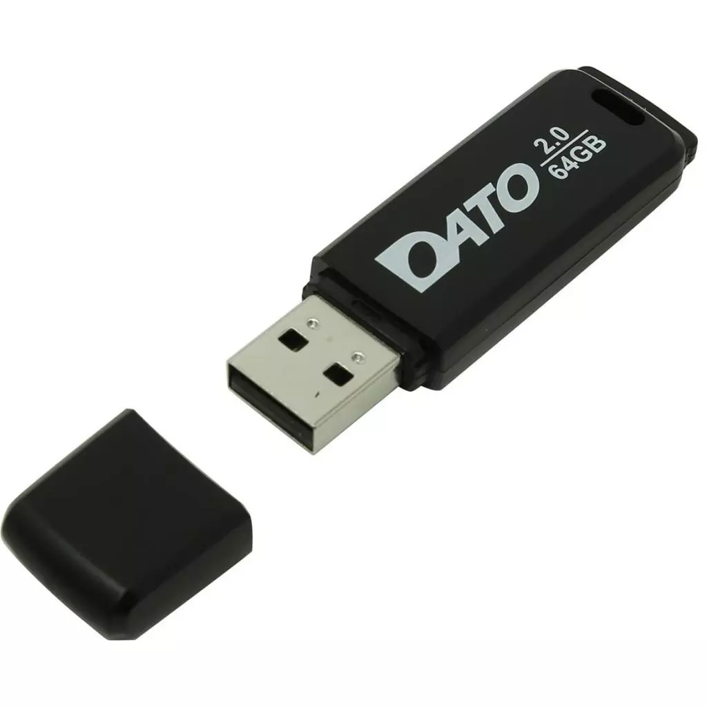 USB флеш накопитель Dato 64GB DB8001 Black USB 2.0 (DB8001K-64G) - 1 USB флеш накопитель Dato 64GB DB8001 Black USB 2.0 (DB8001K-64G) - 1