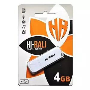 USB флеш накопитель Hi-Rali 4GB Taga Series White USB 2.0 (HI-4GBTAGWH)