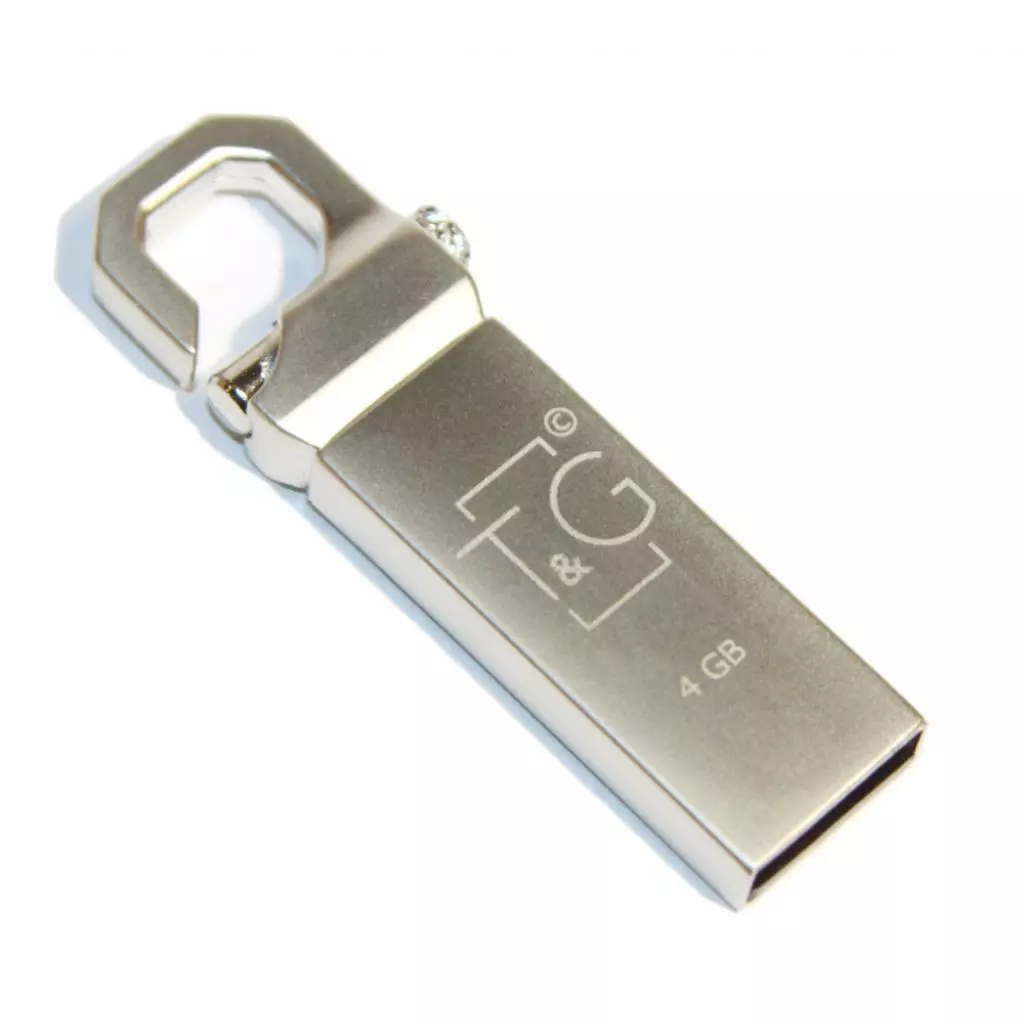 USB флеш накопитель T&G 4GB 027 Metal Series Silver USB 2.0 (TG027-4G)